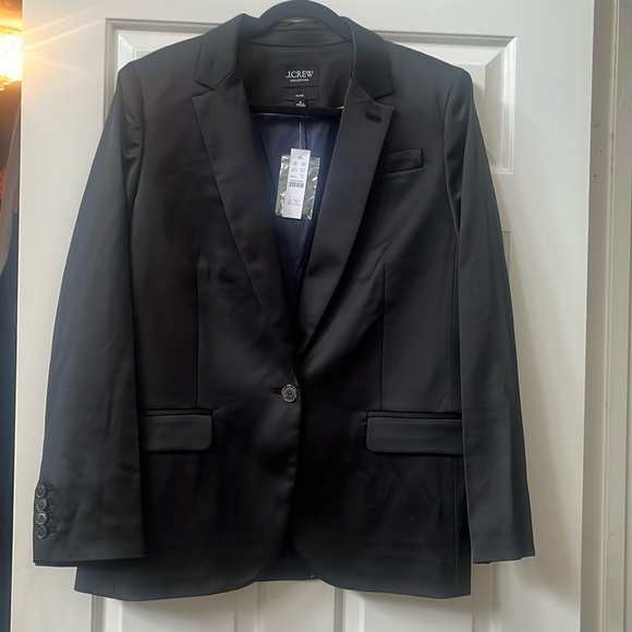 Jcrew Alfie satin jacket NWT! - Picture 2 of 7